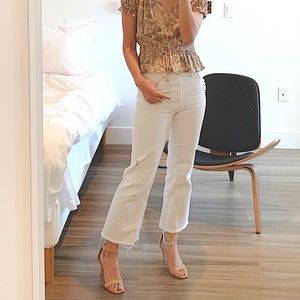 Allsaints helle crop kickflare jeans